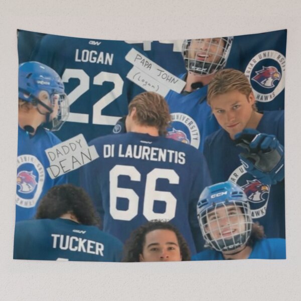 Item preview, Off Campus Hockey Jersey Numbers Collage Boys Garrett Dean John Logan Tucker designed and sold by tracynguyen23.