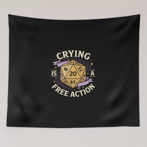 Item preview, dnd- crying is free action designed and sold by AdyKurniawan.