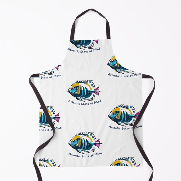 Item preview, Atlantic State of Mind — Tropical Fish Art | Ocean Illustration 2 designed and sold by lapinu.