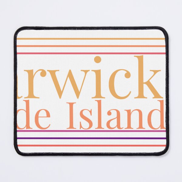 Item preview, Warwick Rhode Island City Marked On Map designed and sold by TheIconSmith.
