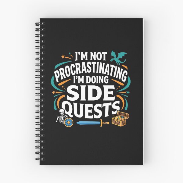 Item preview, dnd- i'm not procastinating i', doing side quest designed and sold by AdyKurniawan.