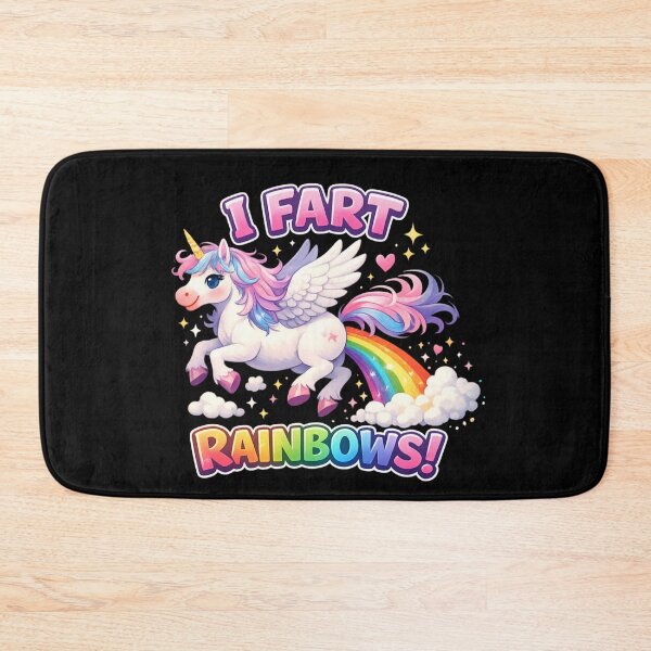 Item preview, I Fart Rainbows - Cute Flying Unicorn Funny Fantasy  designed and sold by SidTastic .