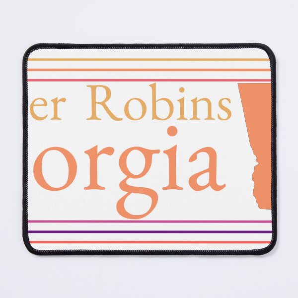 Item preview, Warner Robins Georgia City Marked On Map designed and sold by TheIconSmith.