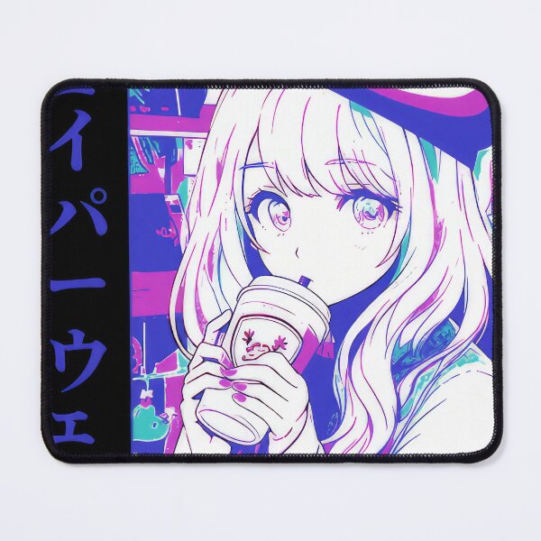 Item preview, Aesthetic Vaporwave Anime Manga Girl Japanese Streetwear #275 designed and sold by mika-gallery.