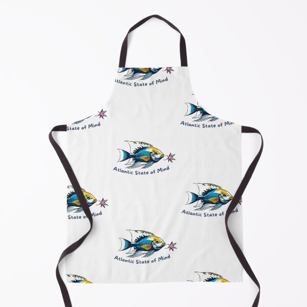 Item preview, Atlantic State of Mind — Tropical Fish Art | Ocean Illustration 3 designed and sold by lapinu.