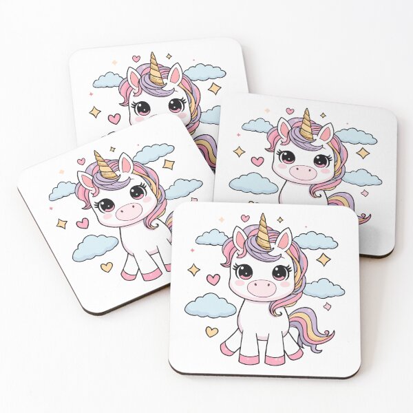 Item preview, Cute Kawaii Unicorn Cartoon | Magical Pastel Fantasy Design designed and sold by SarkisovaNune.