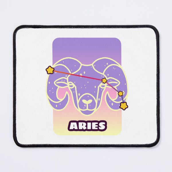 Item preview, Whimsical Aries Zodiac Constellation – Colorful Celestial Star Art Illustration designed and sold by dittoon.