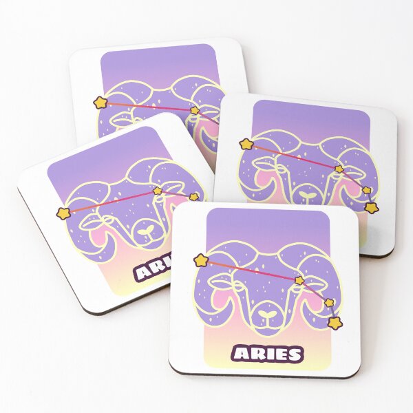 Item preview, Whimsical Aries Zodiac Constellation – Colorful Celestial Star Art Illustration designed and sold by dittoon.
