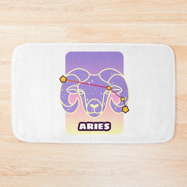 Item preview, Whimsical Aries Zodiac Constellation – Colorful Celestial Star Art Illustration designed and sold by dittoon.
