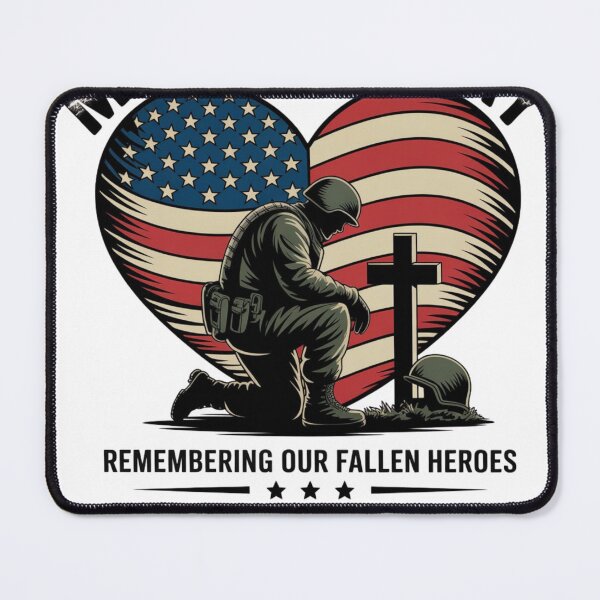 Item preview, Memorial Day Remembering Our Fallen Heroes Patriotic Us Flag T-Shirt Oversized T-Shirt designed and sold by STREETEES CLUB.