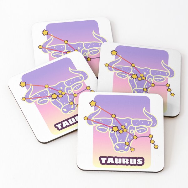 Item preview, Whimsical Taurus Zodiac Constellation – Colorful Celestial Star Art Illustration designed and sold by dittoon.
