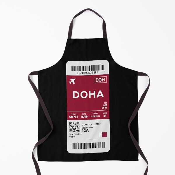 Item preview, Doha Boarding Pass designed and sold by Sketch-Shack.