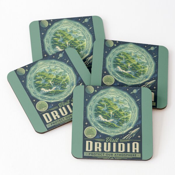 Item preview, Planet Druidia Tourism Poster designed and sold by agearb.