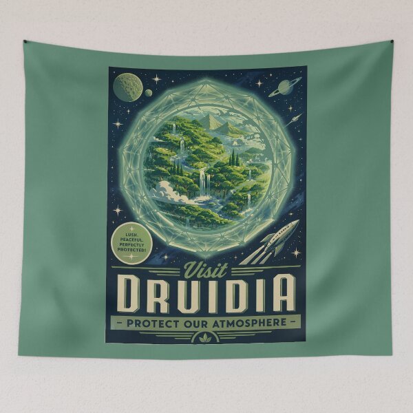 Item preview, Planet Druidia Tourism Poster designed and sold by agearb.