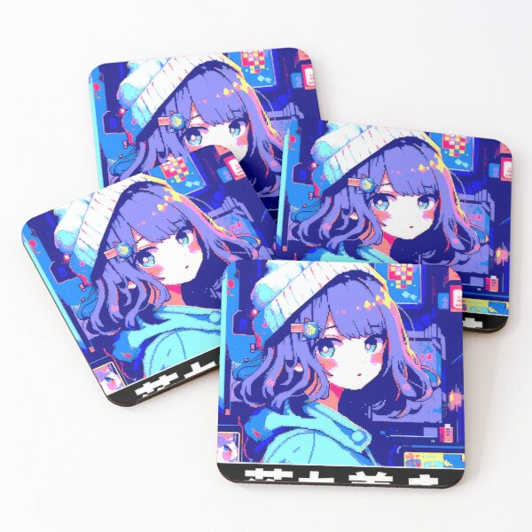 Item preview, Y2K Aesthetic Harajuku Anime Girl #163 designed and sold by mika-gallery.