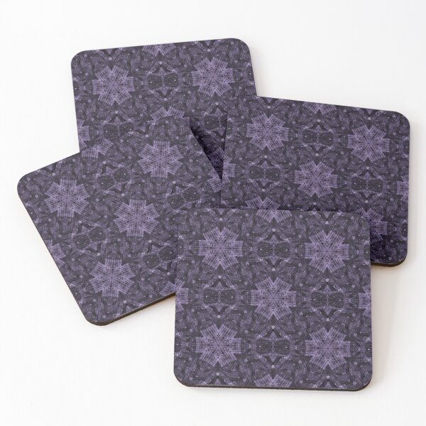 Item preview, Autumn Modern Floral Pattern in Purple designed and sold by Artistestella.