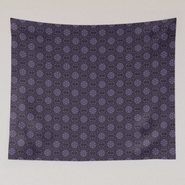 Item preview, Autumn Modern Floral Pattern in Purple designed and sold by Artistestella.