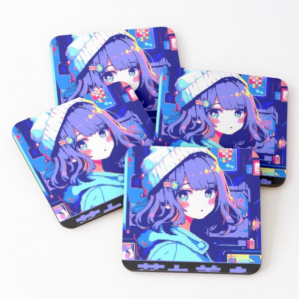 Item preview, Y2K Aesthetic Harajuku Anime Girl #469 designed and sold by mika-gallery.