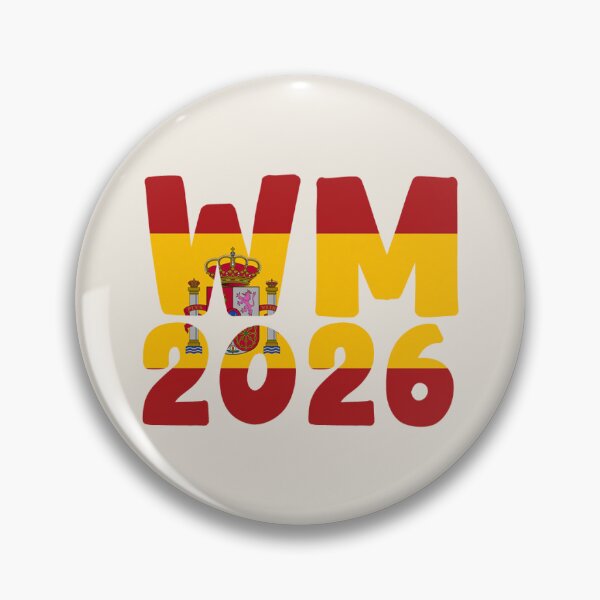 Artikelvorschau, Spain WM 2026 Sticker, Spain flag, Spanien WM 2026, Spain inspired supporter gift entworfen und verkauft von re-make-.