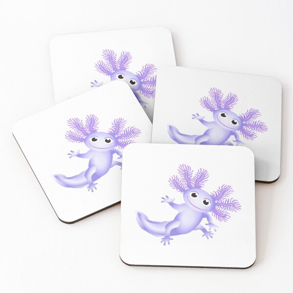 Item preview, Blue Baby Axolotl With White Background designed and sold by Adamo-illustration.