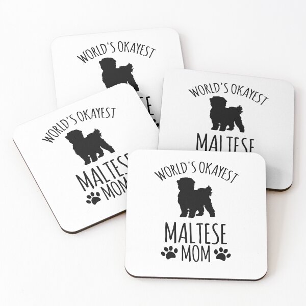 Item preview, Worlds Okayest Maltese Mom - Dog Mom designed and sold by kindxinn.