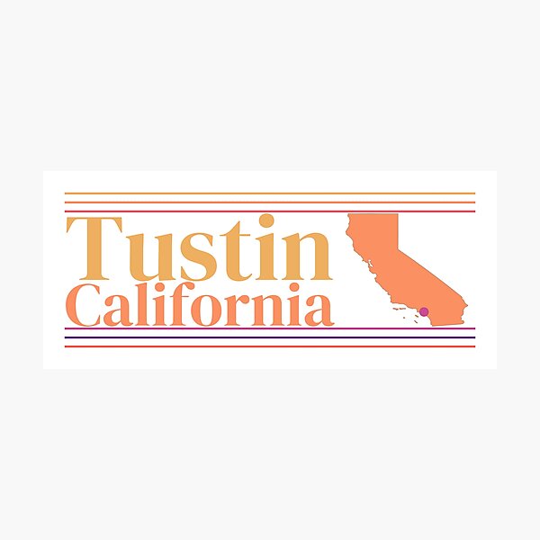 Item preview, Tustin California City Marked On Map designed and sold by TheIconSmith.