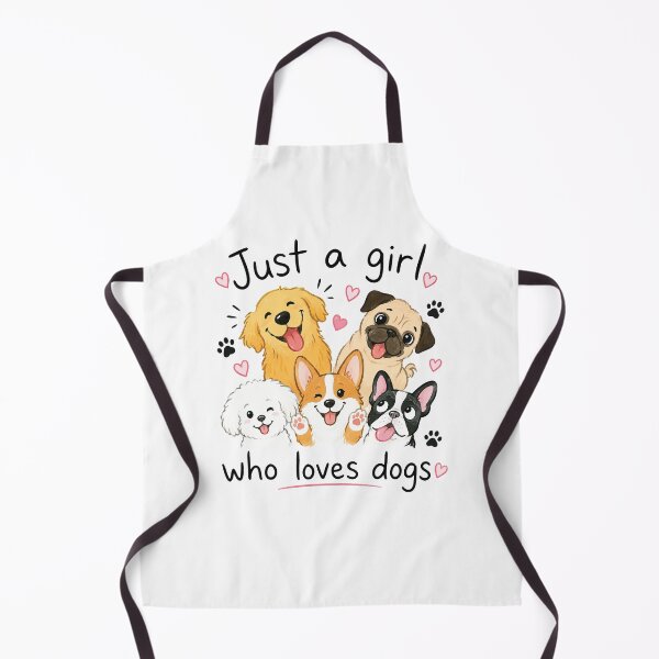Item preview, Just A Girl Who Loves Dogs, Funny Puppy Dog Lovers designed and sold by GPODdesign.