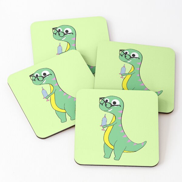 Item preview, Cute Dino Doctor with Syringe – Kids Medical Gift designed and sold by karolaart.