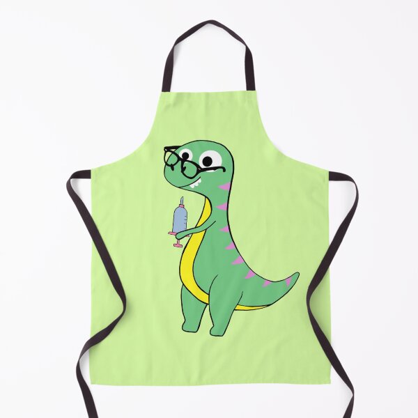 Item preview, Cute Dino Doctor with Syringe – Kids Medical Gift designed and sold by karolaart.