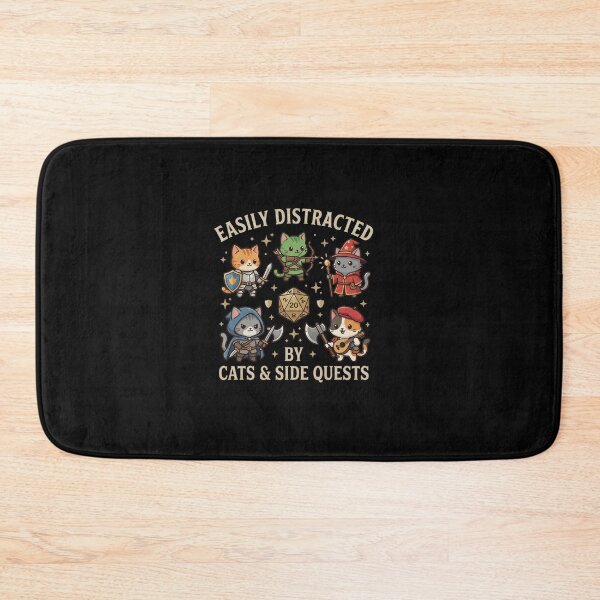 Item preview, dnd-easyly distracted by cats and side quest designed and sold by AdyKurniawan.