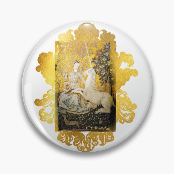 Item preview, Arte medieval - La dama y el unicornio en Arabesque Gold (por ACCI) designed and sold by VanyssaGraphics.