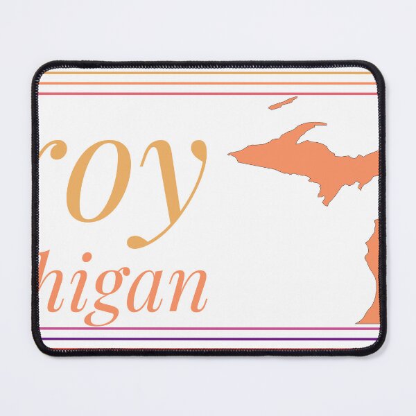 Item preview, Troy Michigan City Marked On Map designed and sold by TheIconSmith.
