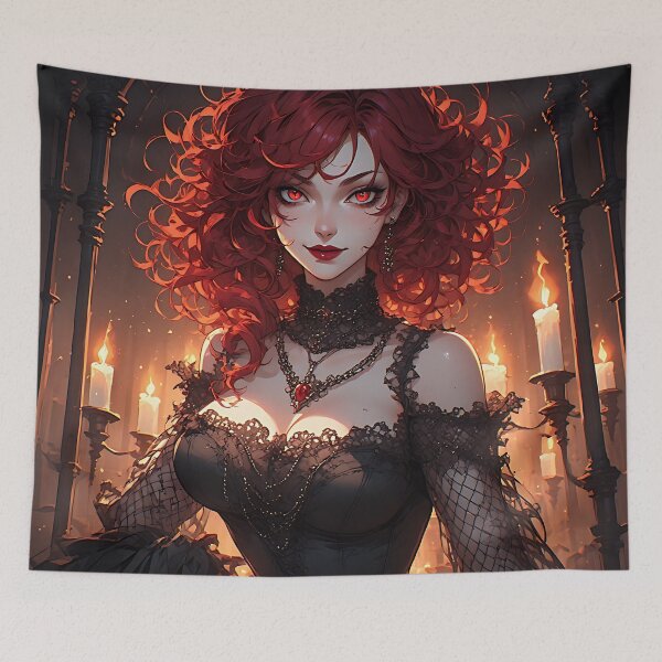 Item preview, Hot Halloween Anime Goth Girl Waifu 89 designed and sold by Your New Fixation.