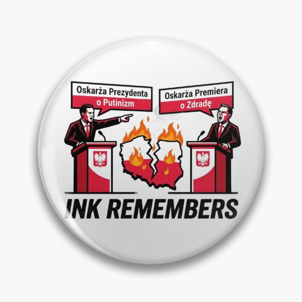 Item preview, Ink Remembers — Poland’s political war heats up as premier brands president's camp 'Putinist front' designed and sold by ZibiArt.