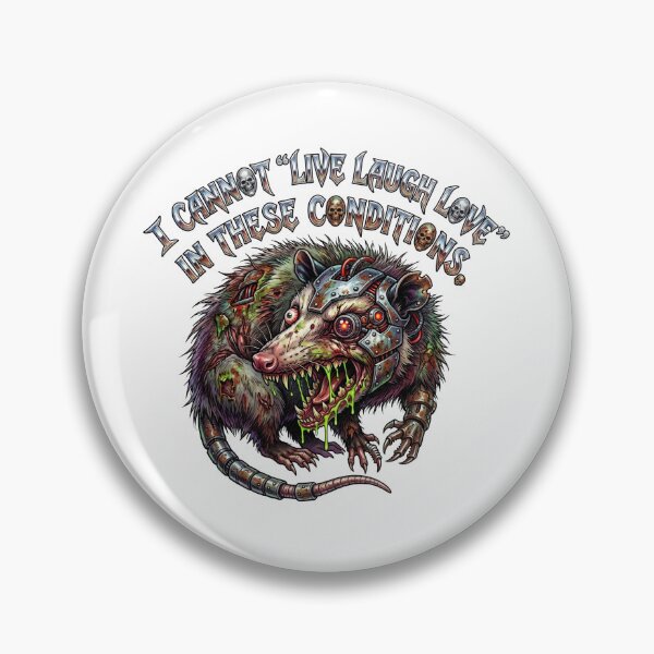 Item preview, Opossum Live Laugh Love Sticker designed and sold by SignalStatic.