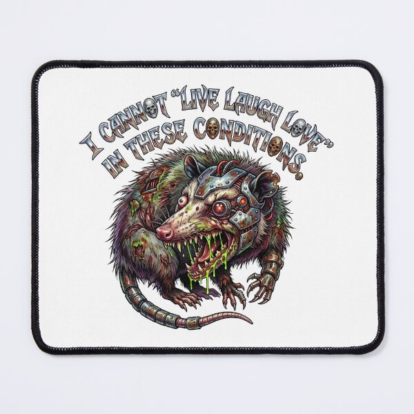 Item preview, Opossum Live Laugh Love Sticker designed and sold by SignalStatic.