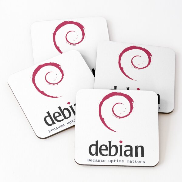 Item preview, Debian - because uptime matters designed and sold by LittleGreyMan2026.