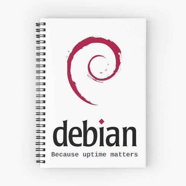 Item preview, Debian - because uptime matters designed and sold by LittleGreyMan2026.