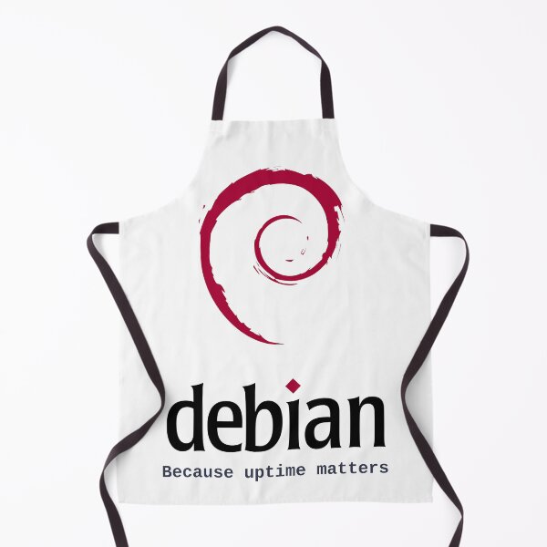 Item preview, Debian - because uptime matters designed and sold by LittleGreyMan2026.