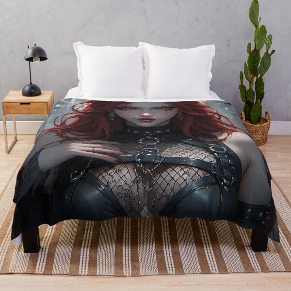Item preview, Hot Halloween Anime Goth Girl Waifu 90 designed and sold by Your New Fixation.