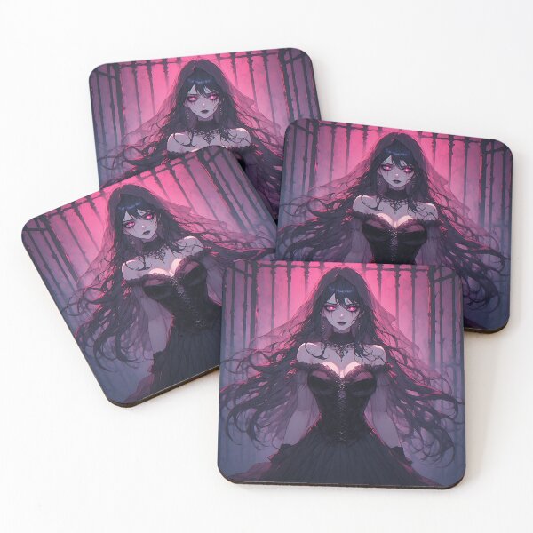 Item preview, Hot Halloween Anime Goth Girl Waifu 91 designed and sold by Your New Fixation.