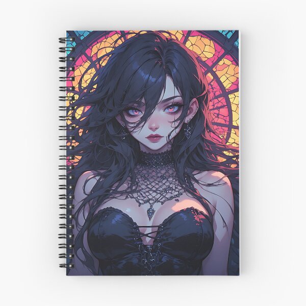 Item preview, Hot Halloween Anime Goth Girl Waifu 92 designed and sold by Your New Fixation.