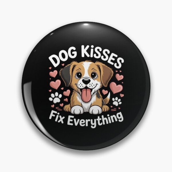 Item preview, Dog Kisses Fix Everything - Cute Puppy designed and sold by FrenchTouch77.