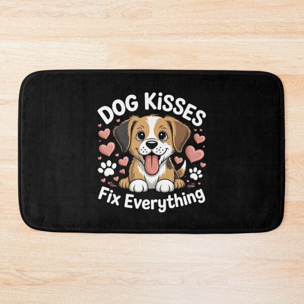 Item preview, Dog Kisses Fix Everything - Cute Puppy designed and sold by FrenchTouch77.