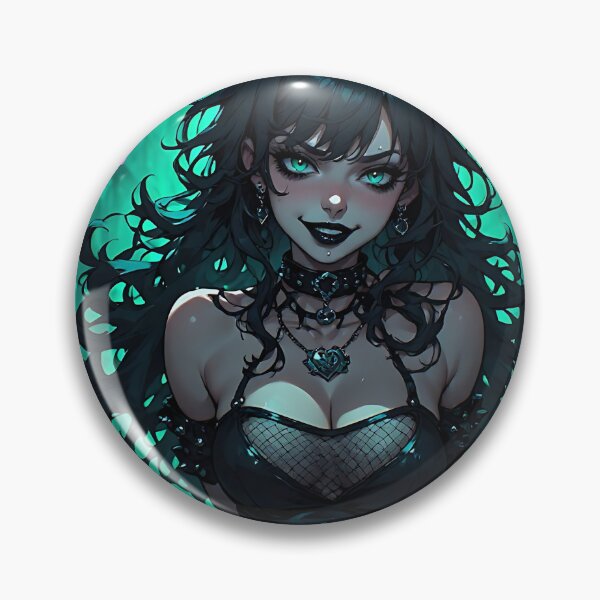 Item preview, Hot Halloween Anime Goth Girl Waifu 93 designed and sold by Your New Fixation.