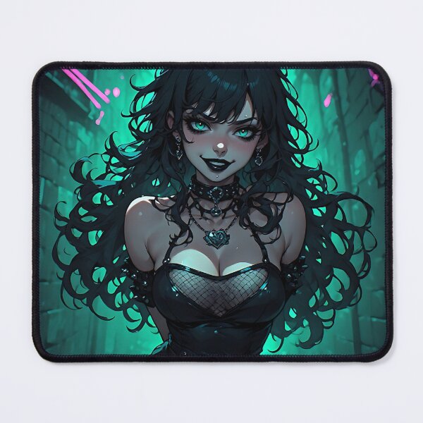 Item preview, Hot Halloween Anime Goth Girl Waifu 93 designed and sold by Your New Fixation.