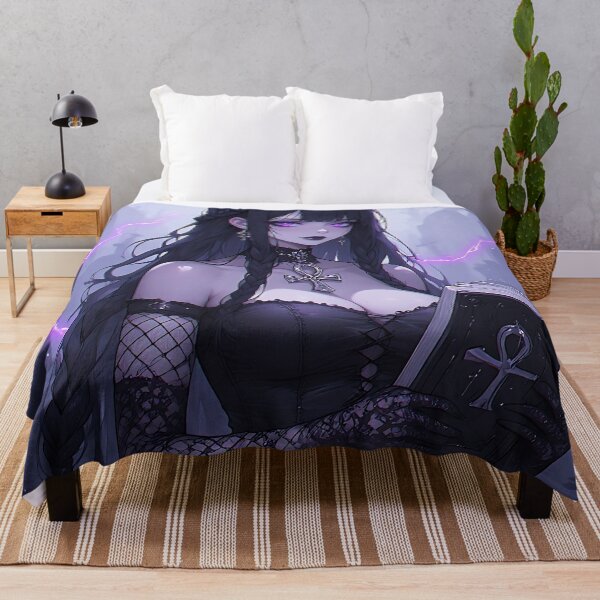 Item preview, Hot Halloween Anime Goth Girl Waifu 94 designed and sold by Your New Fixation.