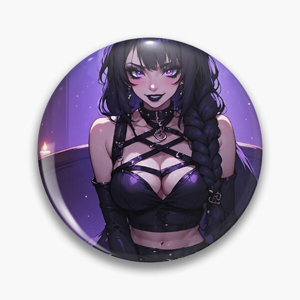 Item preview, Hot Halloween Anime Goth Girl Waifu 95 designed and sold by Your New Fixation.