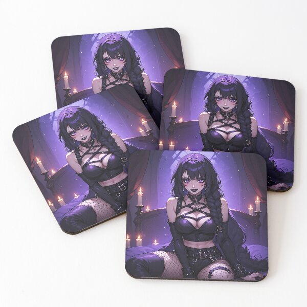 Item preview, Hot Halloween Anime Goth Girl Waifu 95 designed and sold by Your New Fixation.
