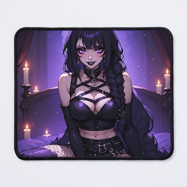 Item preview, Hot Halloween Anime Goth Girl Waifu 95 designed and sold by Your New Fixation.